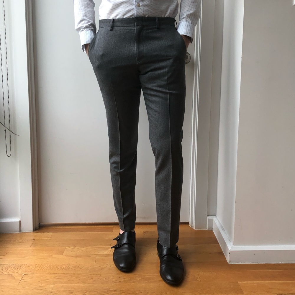 Charcoal Bowery dress pants